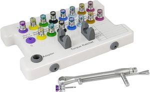 Kit de Prótesis de Implantes Universales al por Mayor de 16 Piezas, Llave Dinamométrica Manual de 10-70Ncm, Acero Inoxidable, Certificado CE, 24 Puntas Dentales - Product Image 3
