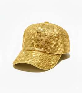 Casquettes de baseball en jean personnalisées de qualité supérieure OEM, avec strass, style trucker et snapback - Product Image 3