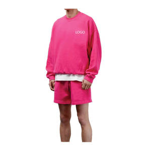 เสื้อสเวตเชิ้ตพิมพ์ลายวินเทจทรงบ็อกซี่ผ้าฝ้ายสำหรับผู้ชาย - Product Image 3
