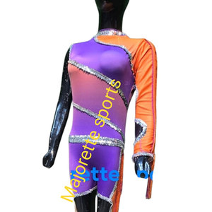 Traje de Baile Elegante y Transpirable para Mujer, Ropa de Danza Moderna y Chic, Atuendo Elástico y Estilizado para Escenario - Product Image 1