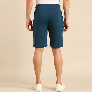 Shorts Bermuda pour Hommes Bleu Marine Taille Moyenne avec Cordon de Serrage Style Casual avec Poches Tissu en Coton Respirant - Product Image 2