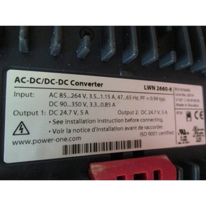 Power One Convert Select 240 LWN2660-6 AC-DC/DC-DC - Equipo y Piezas de Semiconductores de Confianza de Marca Global - Product Image 5