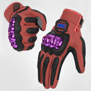 Guantes de Motocicleta de Último Diseño con Protección de Fibra de Carbono en los Nudillos para Motociclistas Estadounidenses |   Guantes de Protección Profesionales para Carreras - Product Image 4