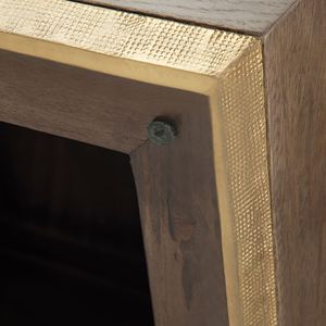 Abba Dark <b>Brown</b> Square Coffee <b>Table</b> - Product Image 3