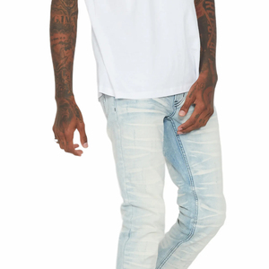 Jeans de Mezclilla para Hombre de la Mejor Calidad, Corte Holgado Informal, Cintura Media, Rectos, Diseño Personalizable, Ropa para Exteriores - Product Image 5