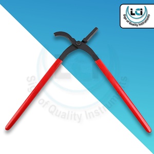 Alicates de cocodrilo con logotipo personalizado, instrumento quirúrgico de acero inoxidable para el cuidado de la vida Veterinaria con mango recubierto de plástico - Product Image 5