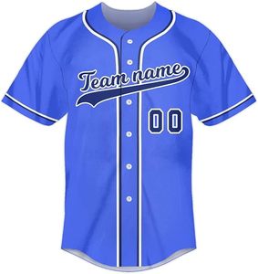 Camiseta Deportiva con Botones Estilo Béisbol, Fabricante OEM de Camisetas de Béisbol, Camisetas Deportivas Personalizadas - Product Image 1