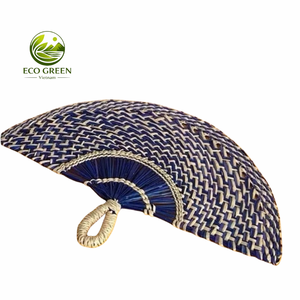 Handcrafted Seagrass <b>Hand</b> <b>Fan</b> Natural Woven Eco Friendly Cooling <b>Fan</b> Perfect for Beach Resort Home and Travel Wholesales - Product Image 1