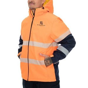 Chaqueta de Seguridad Reflectante de Alta Visibilidad para Hombre, Impermeable, Resistente al Viento, para Construcción y Seguridad, Invierno 2026 - Product Image 3