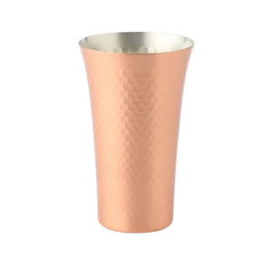 Tasse à boire en acier inoxydable martelé, finition dorée, gobelet en acier inoxydable, tasse à thé, fabriqué en Inde - Product Image 5