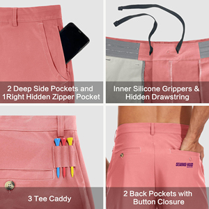 Nouveau design, prix bas, shorts de golf pour hommes, motif uni, imperméables, séchage rapide, personnalisables, mode, vente en gros, sport, décontracté, streetwear - Product Image 6