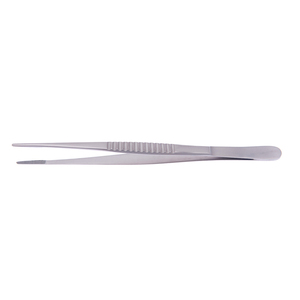 Pinces chirurgicales en acier inoxydable à poignée dentée pour manipulation précise des tissus, certifiées CE Classe I, instrument manuel - Product Image 3