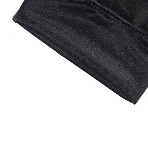 Guantes largos color marrón para mujer, elegantes guantes con aspecto de cuero y lazo, accesorios de moda para invierno - Product Image 4