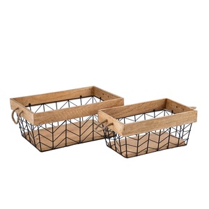 Premium Quality Modern Rectangle <b>Basket</b> for Home Storage and Organization for Bedroom Kitchen <b>Bathroom</b> Available For Sale - Product Image 5