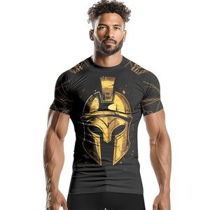 OEM Custom Made Unisex Rashguard UPF 50 UV Protection Sublimation Seamless Design Compression Polyester Wholesale OEM Wholesale - Product Image 2