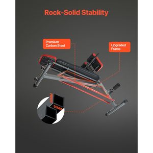 Banc de musculation multifonctionnel réglable 660 lb pour entraînement complet du corps, chaise romaine, équipement d'hyperextension, type rack de qualité - Product Image 5