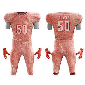 <b>Top</b> Selling Men's American Football Jersey Uniform Custom Colors Design Breathable Quick Dry Sublimated Print <b>Plus</b> <b>Size</b> - Product Image 6