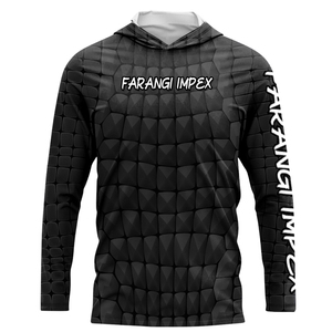 Customized Drop shipping UPF 50 Quick Dry Hiking Sunscreen <b>Hoodie</b> Summer Men's Ultra Thin Sports Fishing Mesh Vented <b>Uv</b> Sun Top - Product Image 3