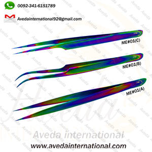 Pince à épiler oblique en acier inoxydable pour l'épilation du visage et des sourcils, idéale pour les salons de beauté - Meilleures ventes - Product Image 5