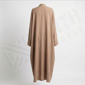 Abaya islamique élégante pour femmes, robe longue à manches droites, tissu polyester de qualité supérieure, vente en gros de mode - Product Image 2