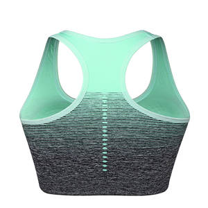 Sujetadores deportivos de yoga para mujer al por mayor, sin costuras, elásticos en cuatro direcciones, transpirables, tops de fitness - Product Image 2