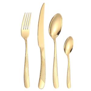 Juego de Cubiertos de Acero Inoxidable Pulido Espejo, Resistente a la Corrosión, Duradero y Atractivo, Incluye 2 Cucharas, Cuchillo y Tenedor - Product Image 1