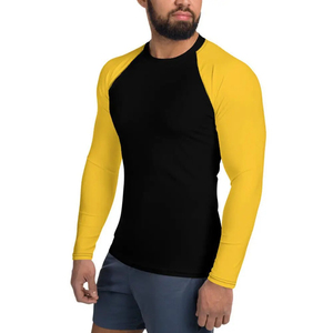 Rashguard MMA Homme Manches Longues de Qualité Supérieure, Bicolore, Respirant, Anti-Bactérien, UPF50+, Personnalisable IAC-MRG-12248 - Product Image 5