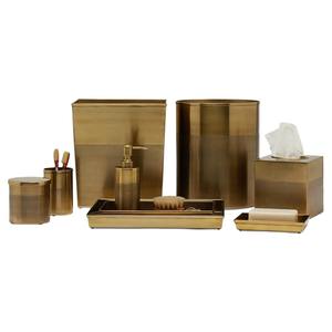 Colección de Accesorios de Baño de Acero Inoxidable Premium: Portarrollos, Dispensador de Jabón, Vaso para Cepillos de Dientes y Contenedor - Product Image 1