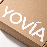 Caja de Envío de Cartón Corrugado Kraft con Tira de Apertura Fácil para Empaque de Ropa, Caja de Cartón Ecológica