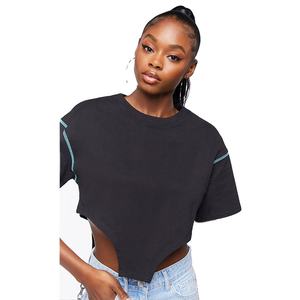 Diseña Tu Propia Camiseta Corta de Moda Urbana para Mujer, Top Corto de Alta Calidad 100% Algodón, Superventas - Product Image 5