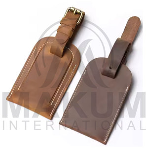 Etiquetas de Equipaje de Cuero de Lujo Personalizadas, Duraderas, con Protección de Privacidad, Logotipo y Color Personalizados para Viajes de Negocios - Product Image 4