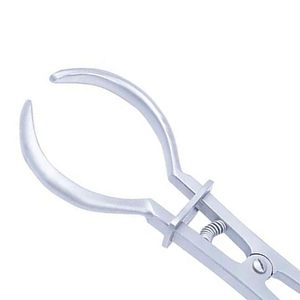 Pinzas de caucho Ainsworth de alta calidad, pinzas perforadoras de acero inoxidable, instrumento dental, pinzas de punta, pinza perforadora dental - Product Image 2