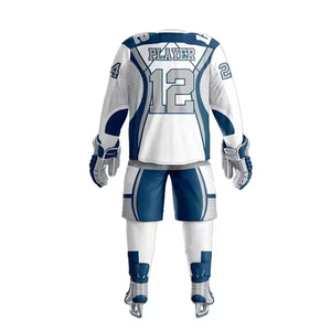 Training Ice Hockey Uniform Set with Stretchable Panels Breathable Quick Dry Comfortable Feel Custom Design Ice Hockey Uniform - Product Image 2