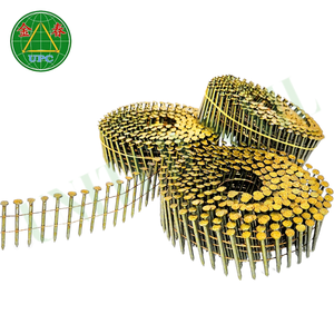 Clous à palette en bobine de qualité commerciale 1-3/4" x 0,092, 9000 pièces, tige lisse, tête à motif quadrillé, pour pistolet à clous à gaz - Product Image 4