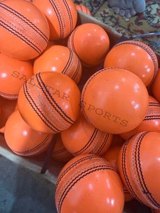 Wholesale Durable Florescent Colors Leather Club <b>Cricket</b> Ball 156GM Practice T20 Outdoor Custom Logo Promotional Direct Factory - Product Image 4