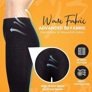 Leggings de Compresión Personalizados para Mujer, Ropa de Gimnasio y Yoga, Tela Spandex, Top Anti-Exposición, Cintura Elástica, Manga Larga - Product Image 2