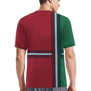 Maillot de football d'Albanie SIDDIQUI HOSINEX SURUIDA rouge et noir, respirant, avec impression sérigraphique, fabriqué au Pakistan - Product Image 1