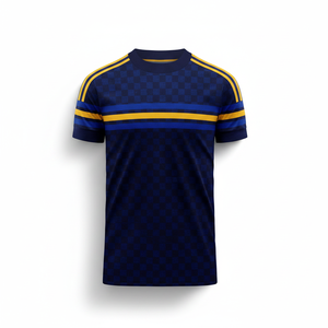 Ensemble de maillots de football américain personnalisés en gros, respirant, 100 % polyester, numéros d'équipe imprimés par transfert thermique, short de football - Product Image 1