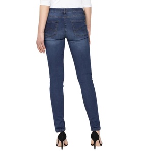 Pantalones Vaqueros Casuales para Mujer, Elegantes, de Alta Calidad, Ajustados, Transpirables, Personalizables, de Color Sólido, Largura hasta la Rodilla, Lavados, de Bangladesh - Product Image 2