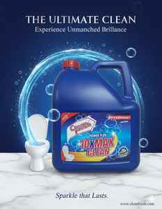 Nettoyant WC Liquide Automatique Bleu Moussant Antibactérien Écologique Élimination des Taches Fabriqué à Delhi pour Usage en Salle de Bain - Product Image 1