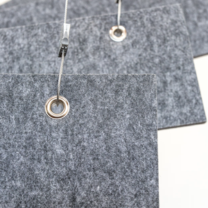 Thiết kế hiện đại Acoustic Trần vách ngăn tấm Pet Acoustic Polyester cảm thấy rãnh bảng điều khiển cho phòng khách sạn hội trường - Product Image 5