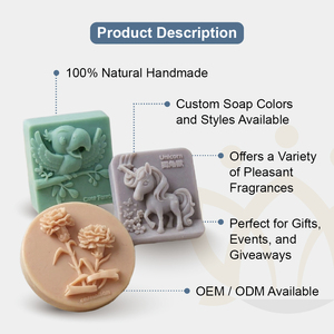 Customized Logo Design <b>Soap</b> Solid Cube For All Skin Types Adults Regular Size - Product Image 5