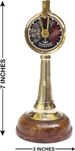 Machine télégraphique vintage en laiton poli, réplique antique du code Morse, instrument de communication historique, décoration, vente en gros - Product Image 4