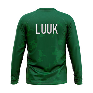 <b>Men's</b> <b>Compression</b> Rash Guard <b>Shirt</b> Long Sleeve Quick Dry Stretch Sportswear UV Protection Fitness Training OEM ODM Custom - Product Image 2