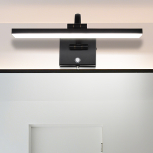Lampes LED réglables pour tableaux muraux, commande tactile, lampe miroir noire, design moderne pour salle de bain, corps en métal, applique murale - Product Image 5
