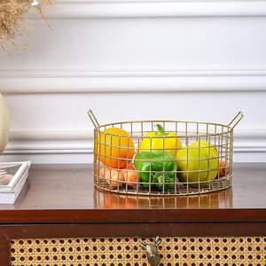 Panier de rangement métallique large, grande capacité, organisateur de fils pour étagère de placard - Product Image 5