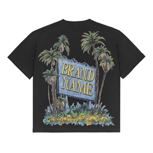 Camisetas Premium al por Mayor, Totalmente Personalizadas, 2026, 100% Algodón, Cuello Redondo, Corte Holgado para Hombre - Product Image 1