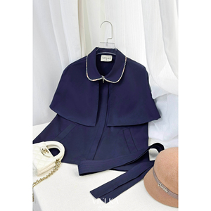 Blusa Elegante para Mujer con Cuello Peter Pan y Cinturón de Tela a Juego, Estilo Casual para Oficina, Otoño-Invierno, DARCY, ODM OEM - Product Image 6