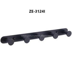 USA Trend Crochet de bain mural en métal brossé Pièce d'hôtel de luxe moderne Accessoires de salle de bain en acier inoxydable - Product Image 5