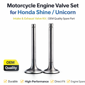 Kit de soupapes de moteur de moto pour Honda Shine / Unicorn |   Kit de soupapes d'admission et d'échappement |   Pièce de rechange de qualité OEM - Product Image 3